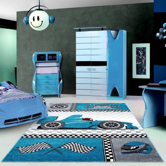 Vloerkleed Kids 460 Blauw