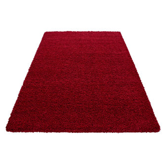 privaat Achteruit kleding stof Dream shaggy vloerkleed rood | Hoogpolig - Vloerkleden en karpetten