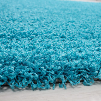 Vloerkleed Dream Shaggy Turquoise 4000