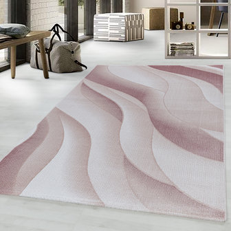 Vloerkleed Costa pink 3523