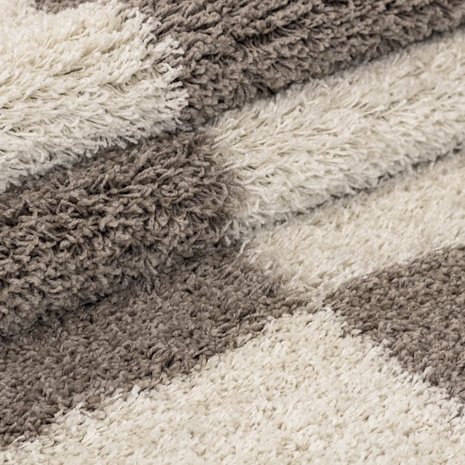 Gala Shaggy vloerkleden beige